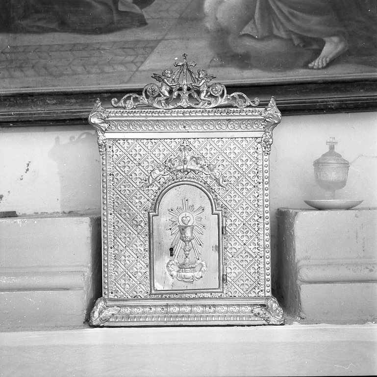 Madonna del Rosario con Santi e misteri del rosario (dipinto) - ambito marchigiano (sec. XVII)