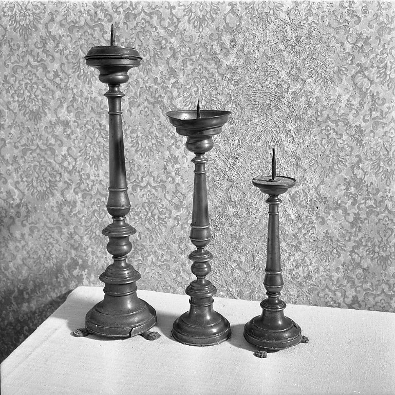 servizio d'altare, insieme - produzione marchigiana (prima metà sec. XX)