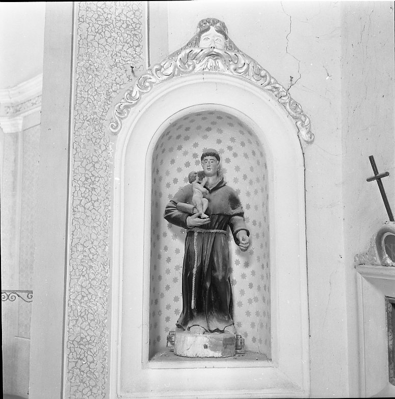 Sant'Antonio da Padova con il bambino (statua processionale) - ambito marchigiano (secc. XVIII/ XIX)