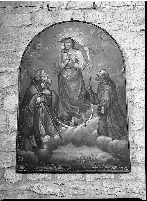 Madonna Immacolata e Santi (dipinto) - ambito marchigiano (fine/inizio secc. XVII/ XVIII)