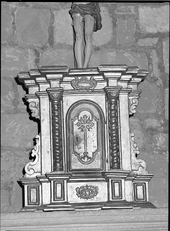 tabernacolo - a tempietto - bottega marchigiana (inizio sec. XIX)