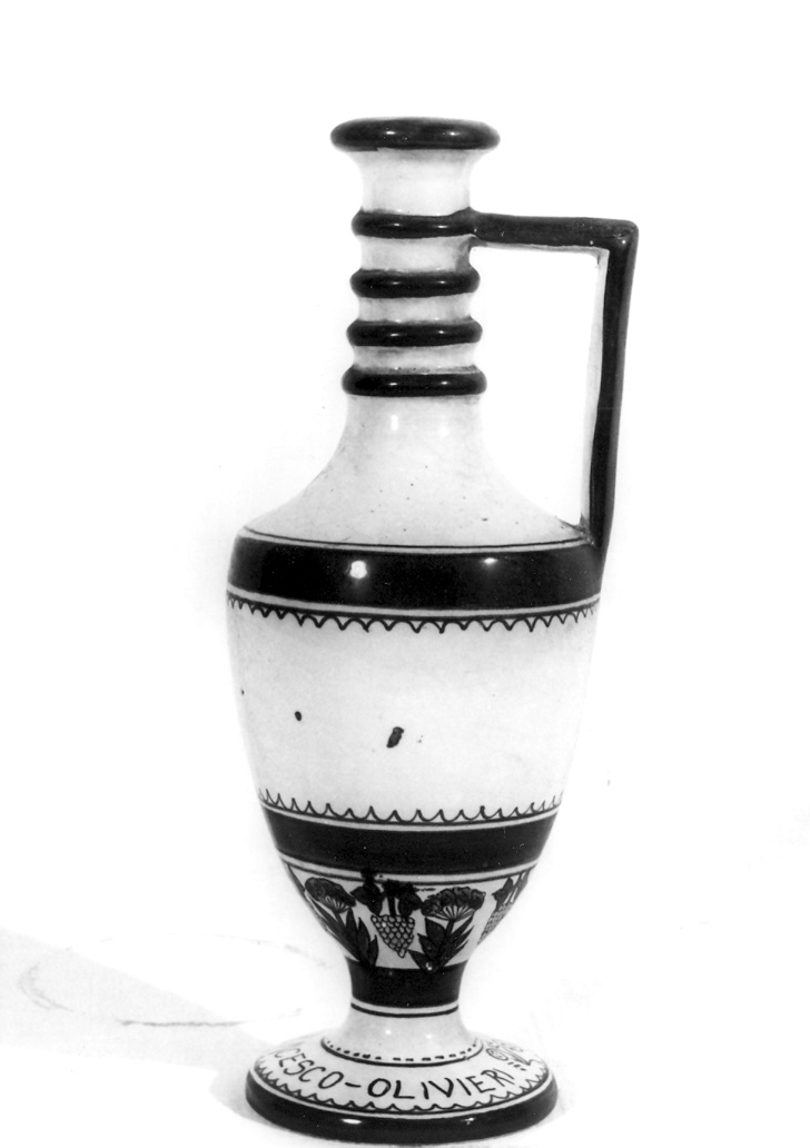 vaso, coppia - bottega faentina (sec. XX)
