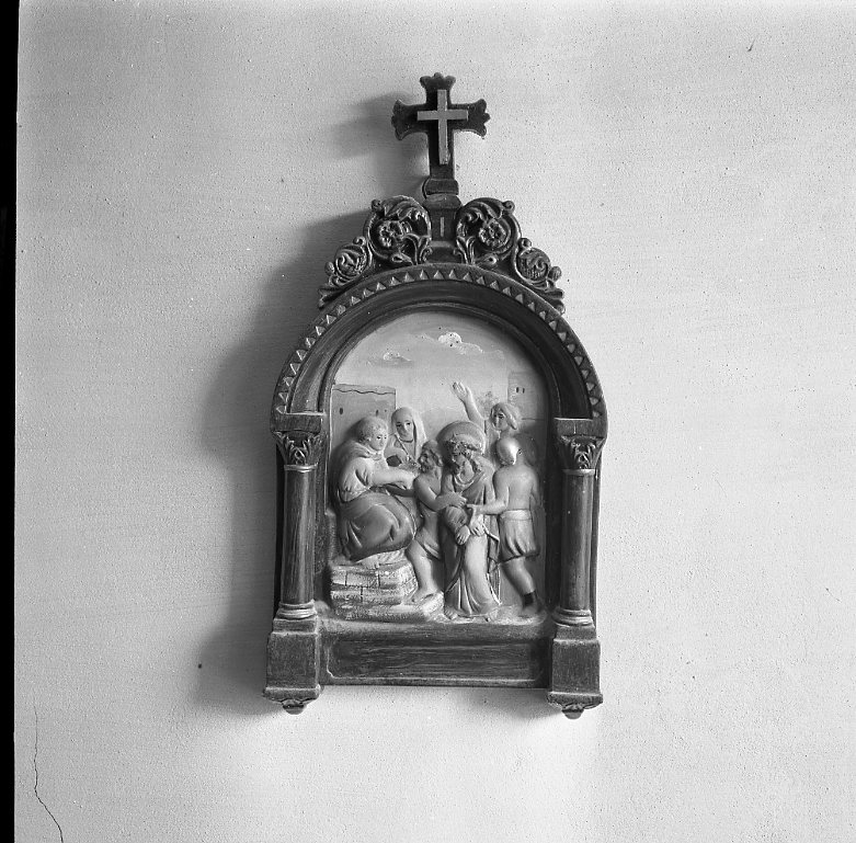 stazioni della via crucis (Via Crucis, complesso decorativo) - bottega marchigiana (sec. XIX)