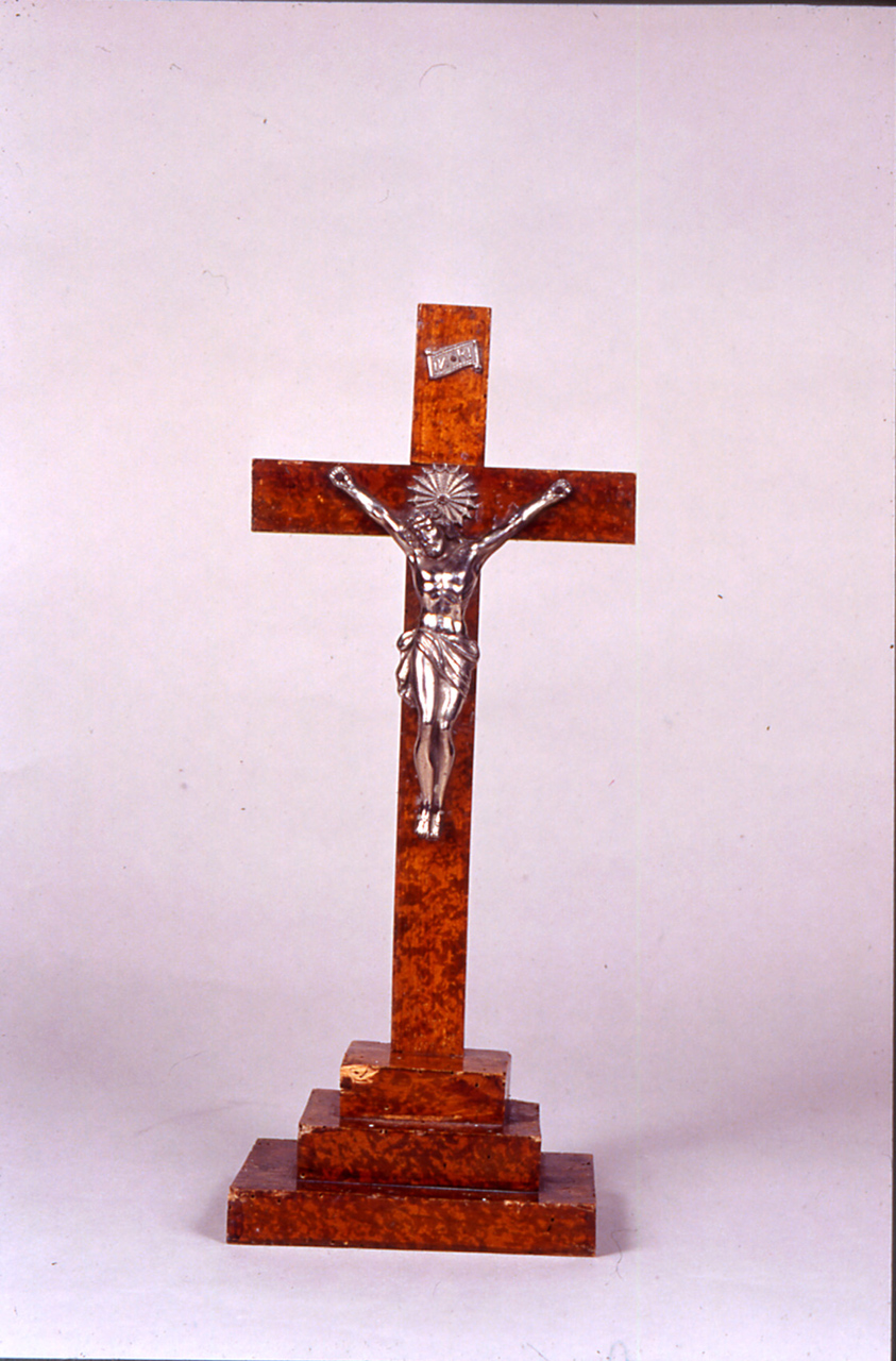 croce da tavolo - bottega italiana (prima metà sec. XX)