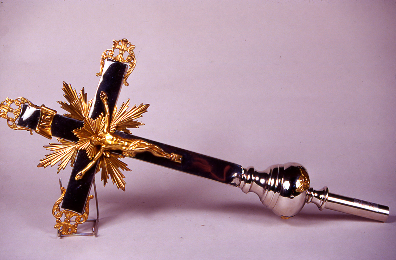 croce processionale - bottega italiana (prima metà sec. XX)