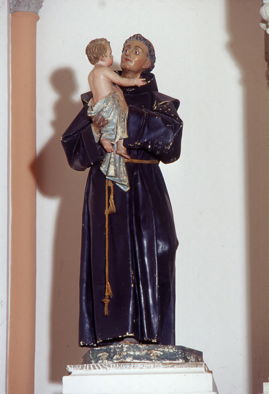 Sant'Antonio da Padova col Bambino (statua) - bottega italiana (secondo quarto sec. XX)