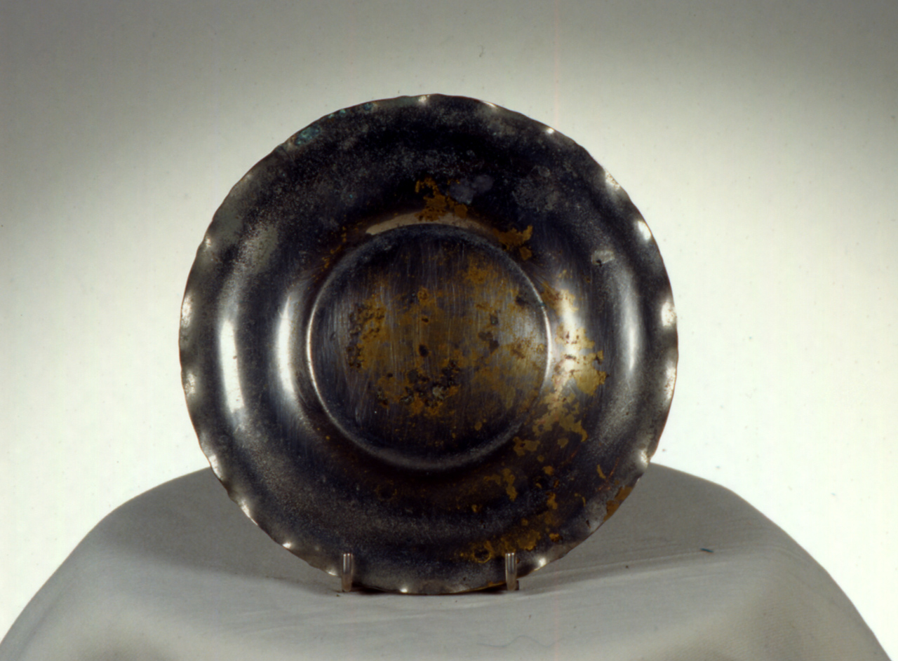 piattino da comunione - bottega Italia centrale (metà sec. XX)