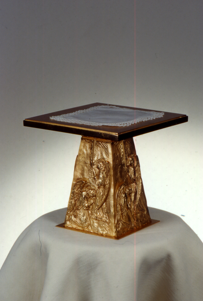 tronetto per esposizione eucaristica - bottega Italia centrale (prima metà sec. XX)