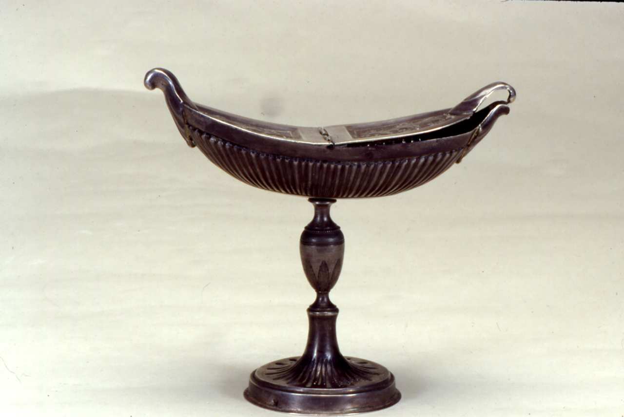 navicella portaincenso - bottega romana (prima metà sec. XIX)