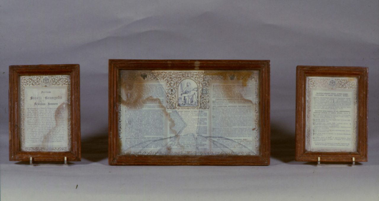 cartagloria, elemento d'insieme - ambito italiano (prima metà sec. XIX)