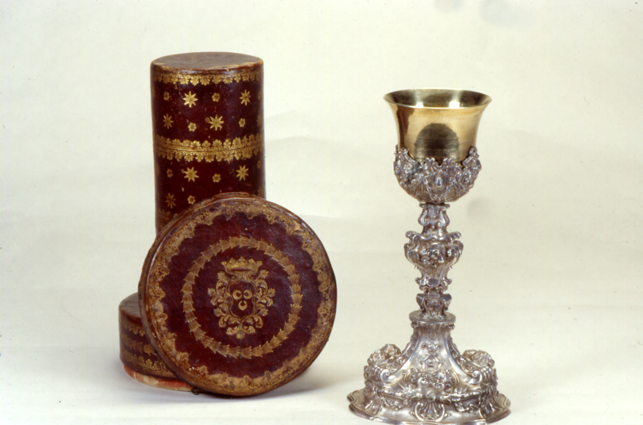 calice, elemento d'insieme - bottega marchigiana (seconda metà sec. XVII)