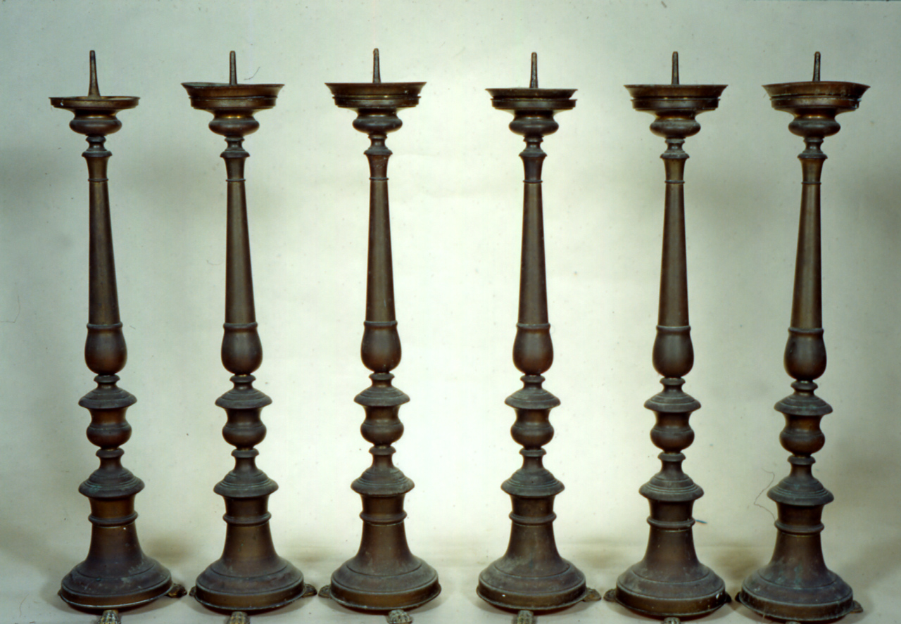 candeliere, serie - produzione Italia centrale (prima metà sec. XX)