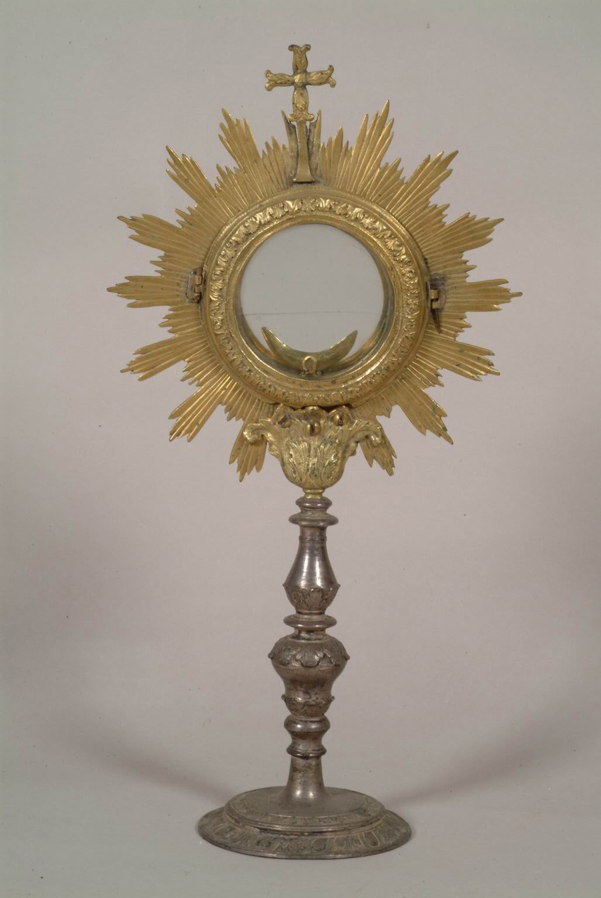 ostensorio - a raggiera - bottega marchigiana (sec. XVII)