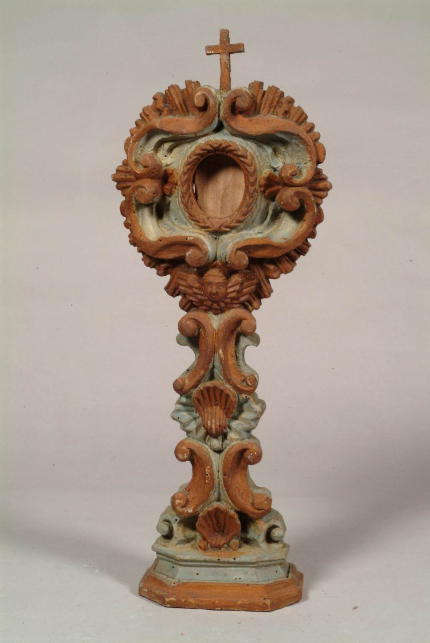 reliquiario - a ostensorio - bottega marchigiana (sec. XVIII)