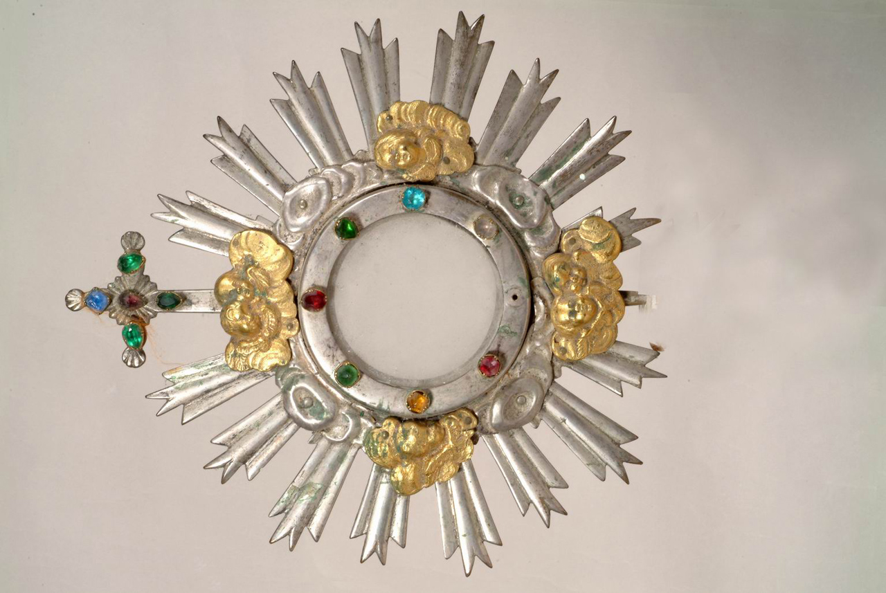 tronetto per esposizione eucaristica, frammento - bottega italiana (inizio sec. XX)