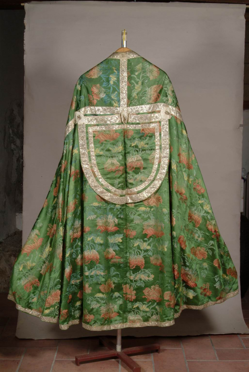 piviale, elemento d'insieme - manifattura italiana (sec. XIX)