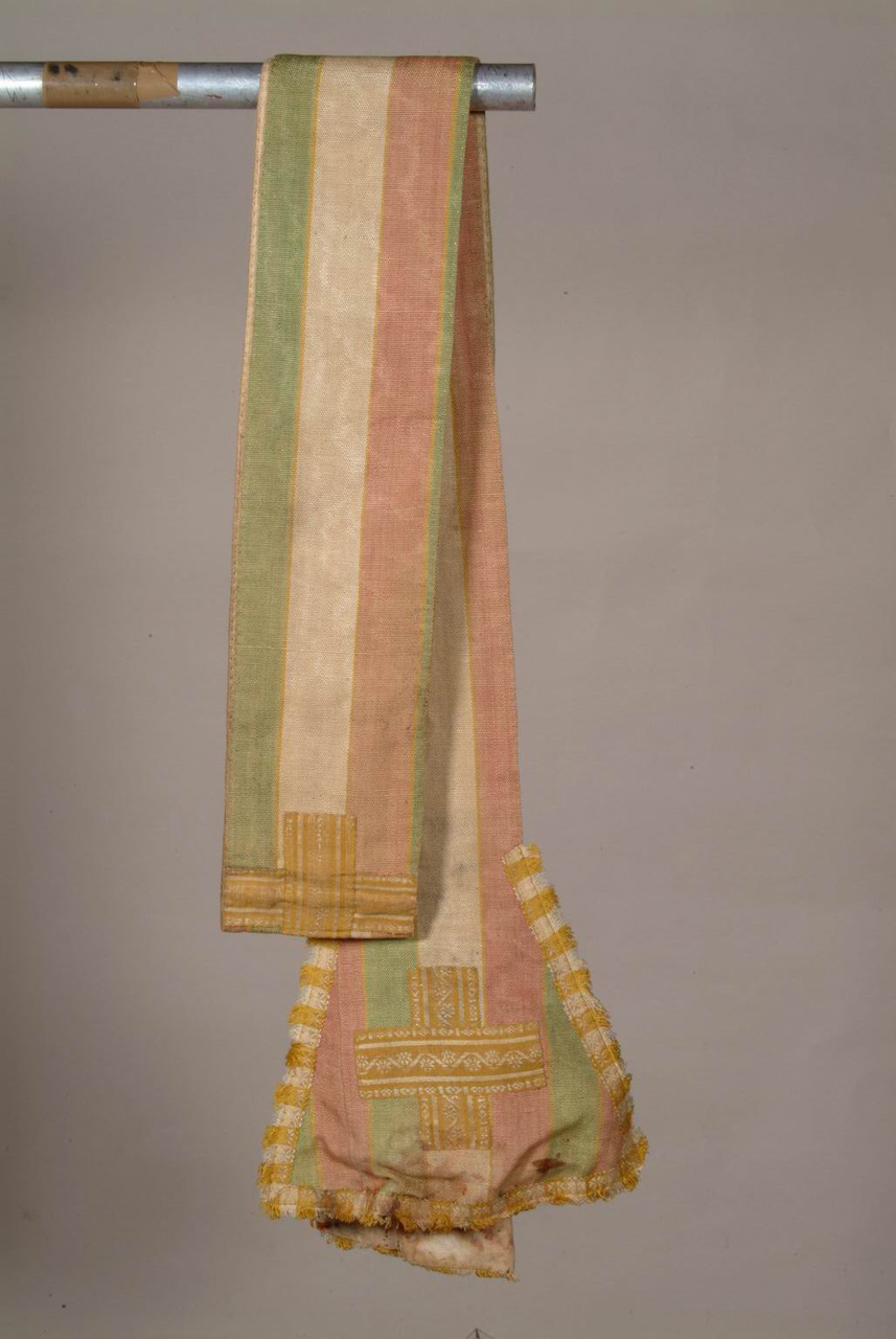 stola, elemento d'insieme - manifattura marchigiana (prima metà sec. XIX)