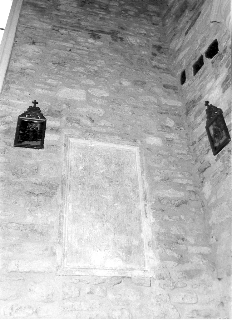 lapide - bottega marchigiana (sec. XVI)