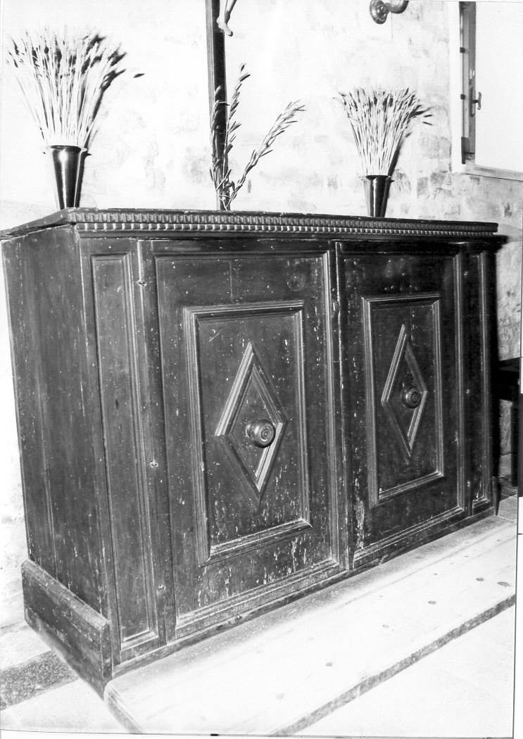 armadio da sacrestia - bottega tosco-emiliana (sec. XVI)