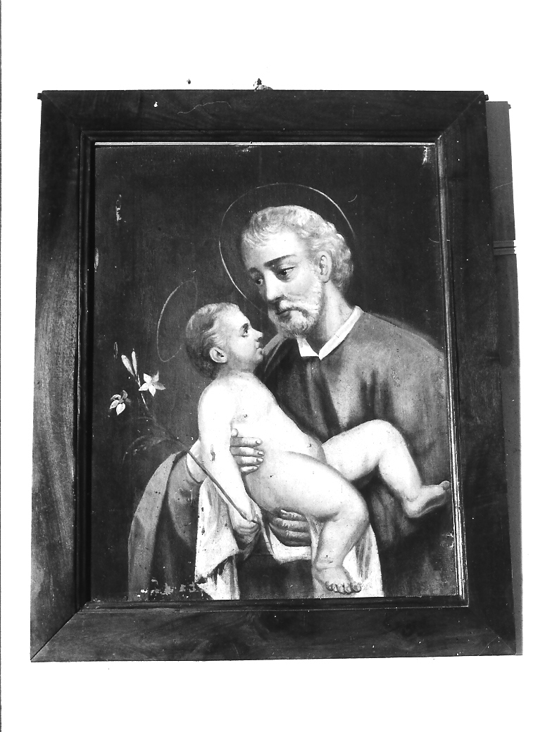 San Giuseppe e Gesù Bambino (dipinto) - ambito marchigiano-romagnolo (primo quarto sec. XX)