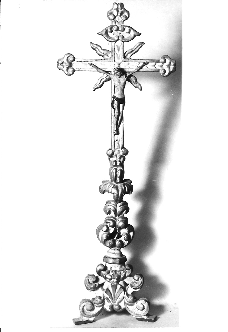 croce d'altare - bottega marchigiana (fine/inizio secc. XVIII/ XIX)