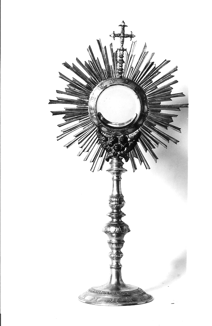 ostensorio - bottega marchigiana (prima metà sec. XIX)