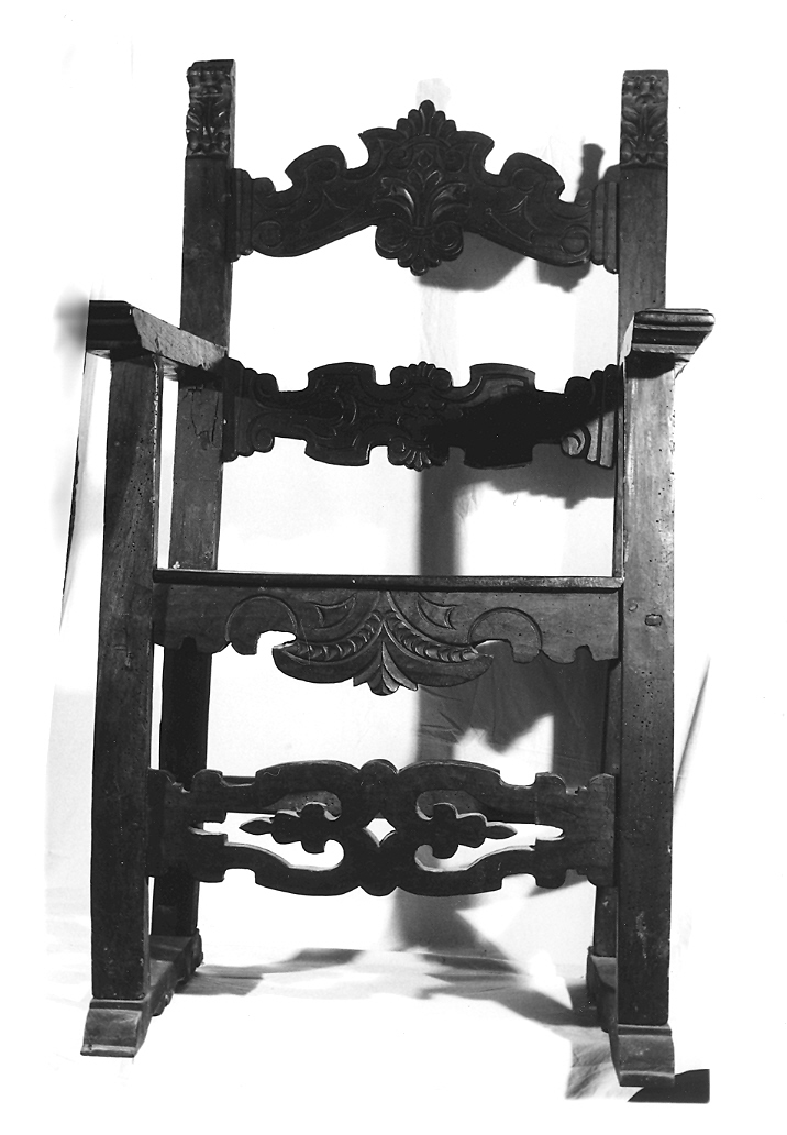 seggiola - bottega marchigiana (sec. XVI)