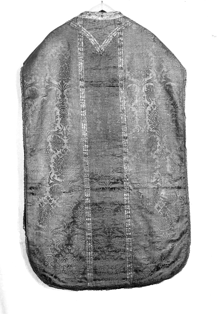 pianeta, elemento d'insieme - manifattura marchigiana (fine/inizio secc. XVIII/ XIX)