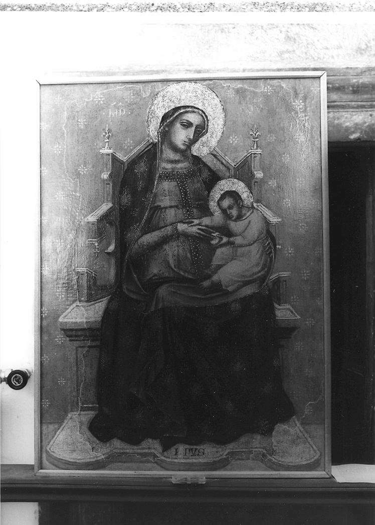 Madonna con Bambino in trono (dipinto) di Catarino Veneziano (seconda metà sec. XIV)