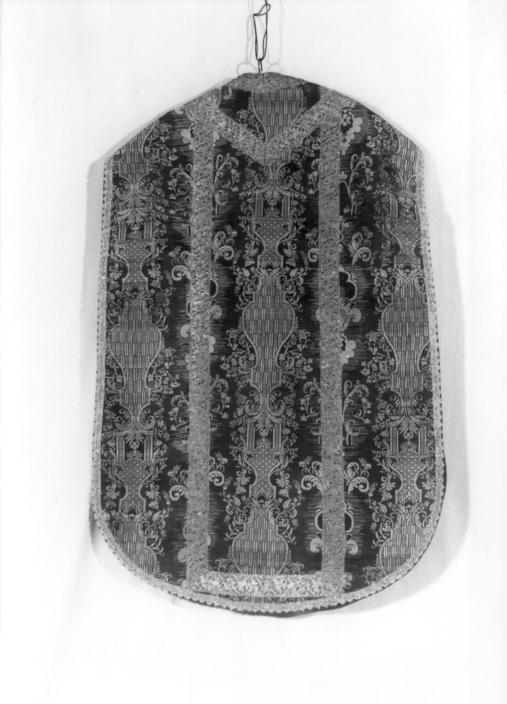 pianeta, elemento d'insieme - manifattura marchigiana (fine/inizio secc. XVIII/ XIX)