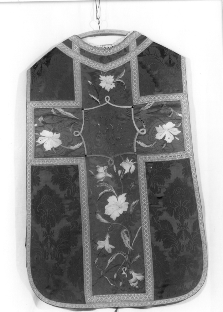 pianeta, elemento d'insieme - manifattura marchigiana (fine/inizio secc. XIX/ XX)