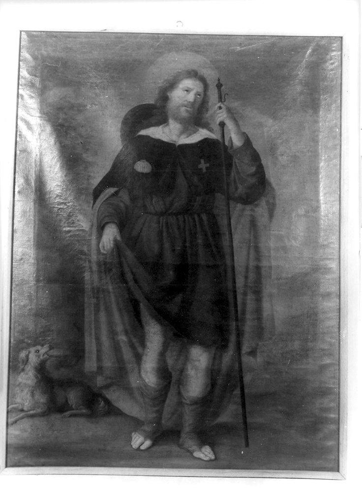 San Rocco (dipinto, opera isolata) di Montanari Girolamo (sec. XVIII)