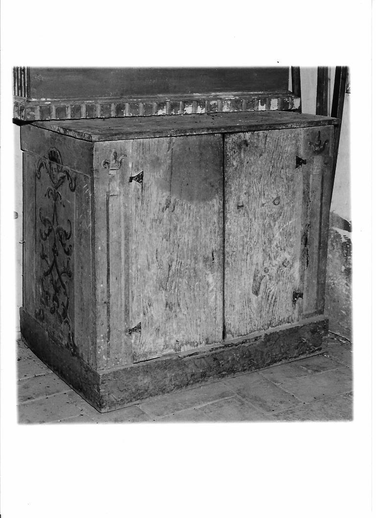 credenza - bottega marchigiana (prima metà sec. XIX)