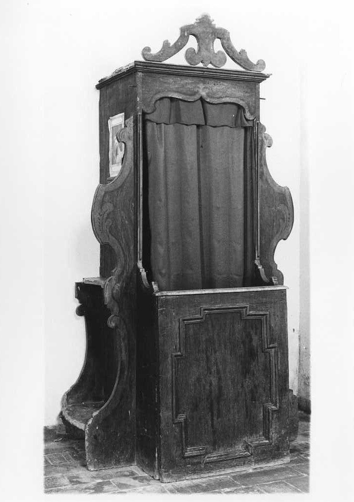 confessionale - bottega marchigiana (prima metà sec. XIX)