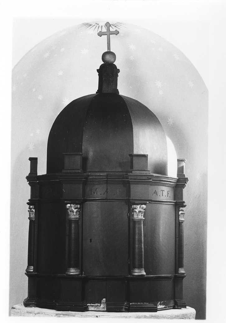 coperchio del fonte battesimale - ambito marchigiano (sec. XIX)