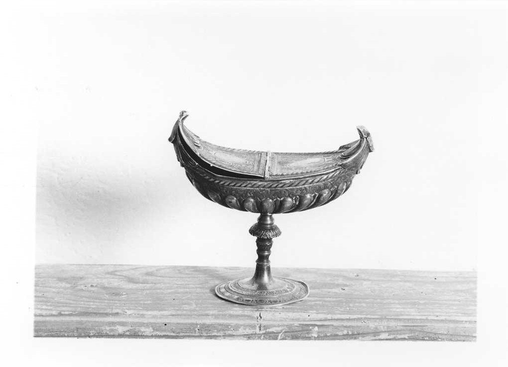 navicella portaincenso - ambito marchigiano-romagnolo (prima metà sec. XVII)