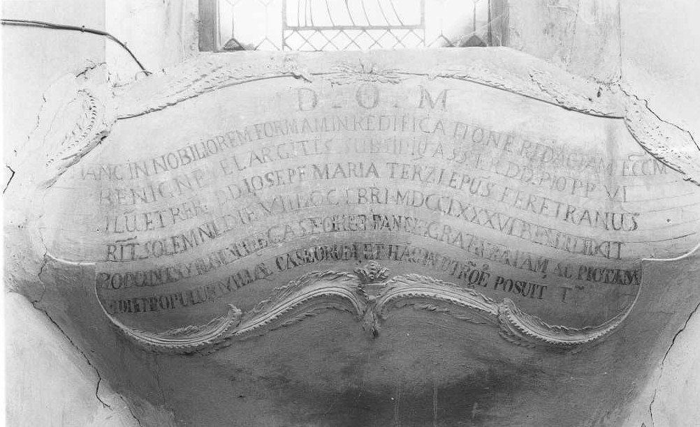 lapide - bottega marchigiana (sec. XVIII)