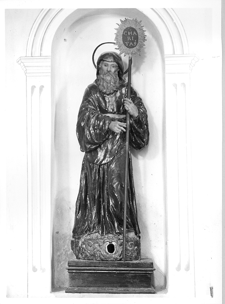 San Francesco di Paola (statua) - ambito marchigiano (sec. XVIII)