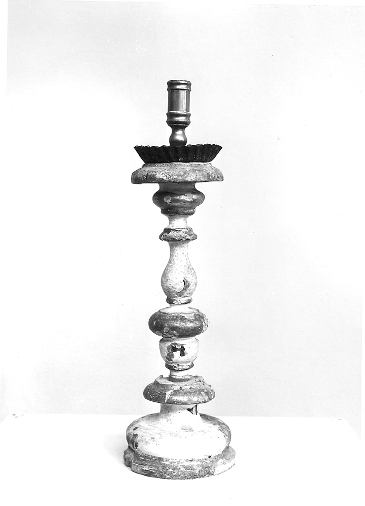 candeliere, coppia - manifattura marchigiana (sec. XIX)