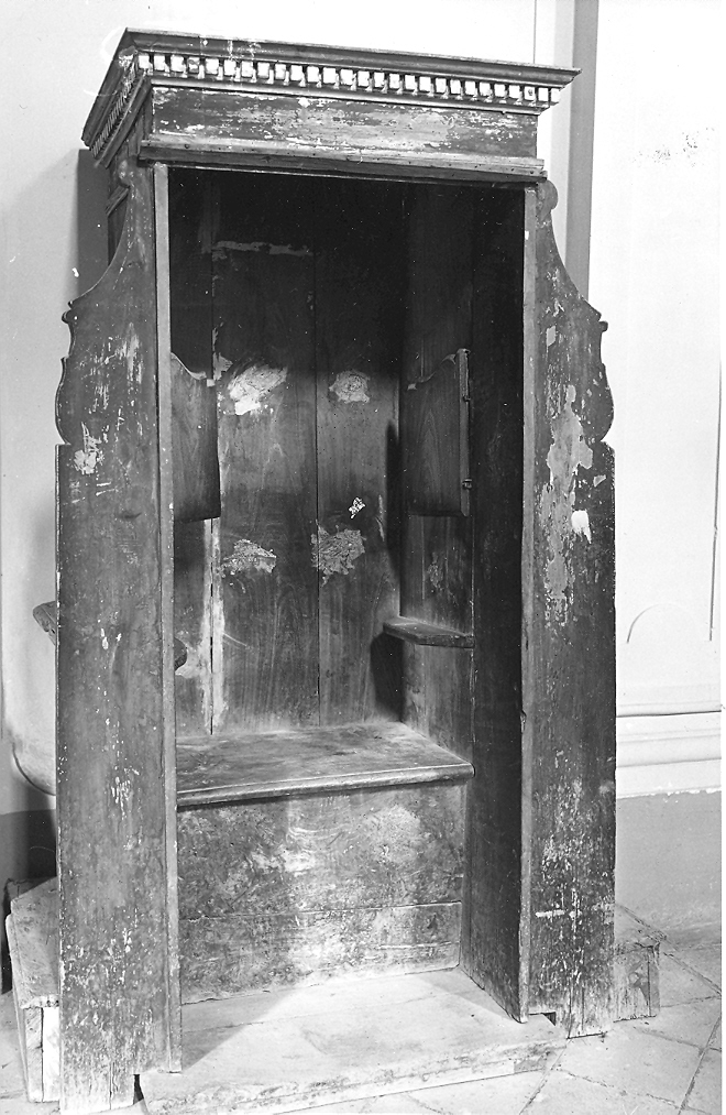 confessionale - bottega marchigiana (sec. XVII)