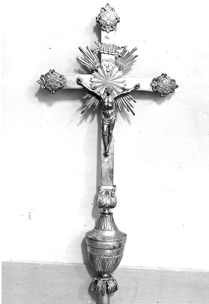 croce processionale - bottega marchigiana (sec. XIX)