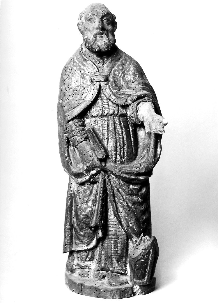 Sant'Agostino (statua) - bottega marchigiana (sec. XVII)