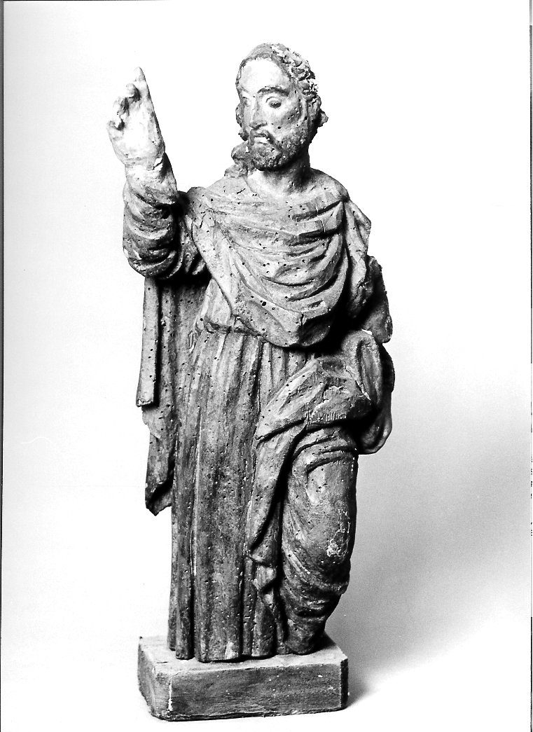 Santo apostolo (statua) - bottega marchigiana (sec. XVII)