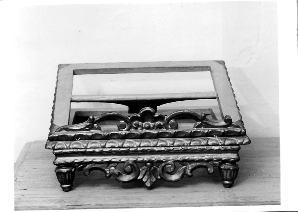 leggio - bottega marchigiana (seconda metà sec. XIX)