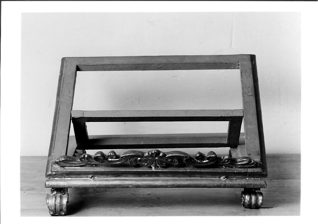 leggio - bottega marchigiana (seconda metà sec. XIX)