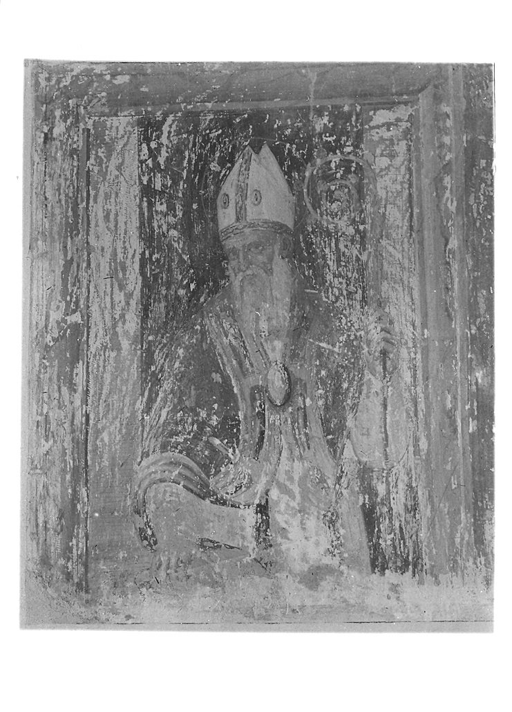 Santo vescovo (dipinto) - ambito marchigiano (fine/inizio secc. XV/ XVI)