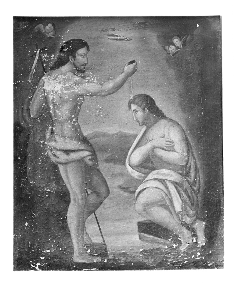 battesimo di Cristo (dipinto) - ambito marchigiano (primo quarto sec. XIX)