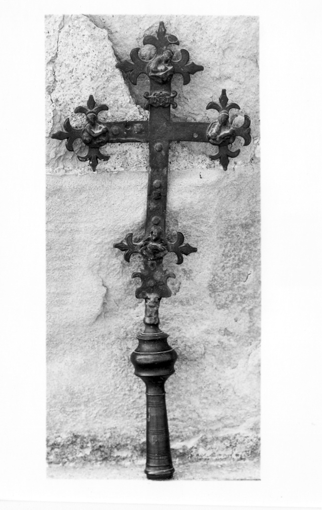 croce processionale - bottega emiliano-romagnola (prima metà sec. XVIII)