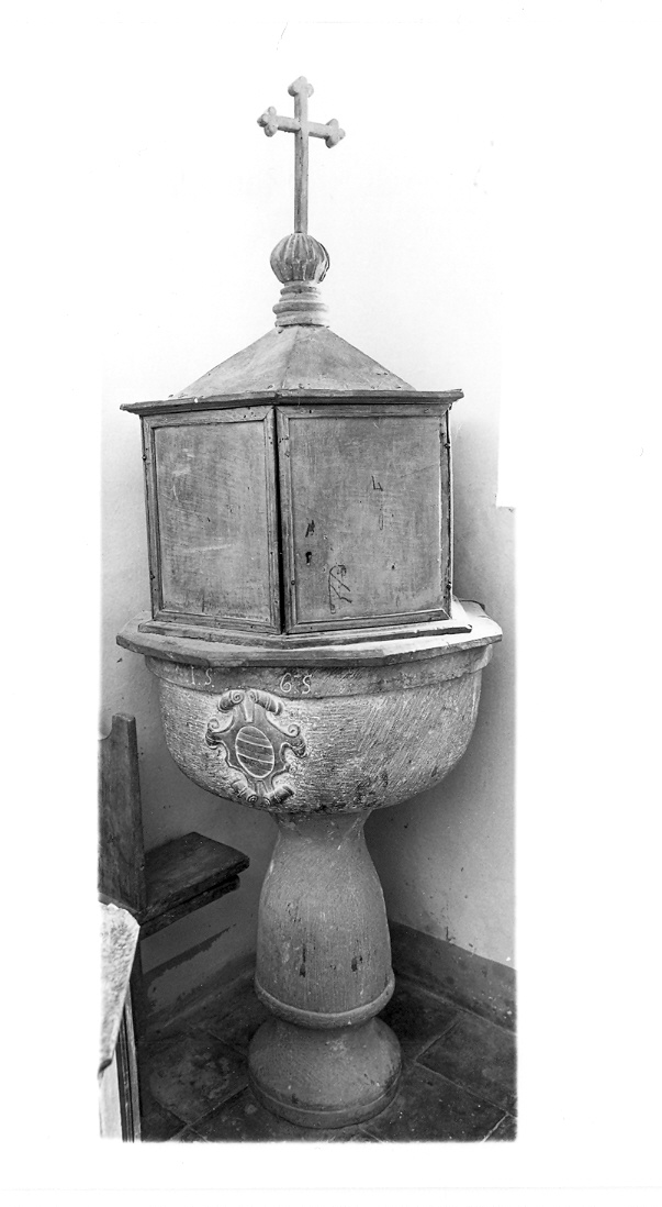 fonte battesimale - bottega marchigiana (sec. XVI, sec. XVI)