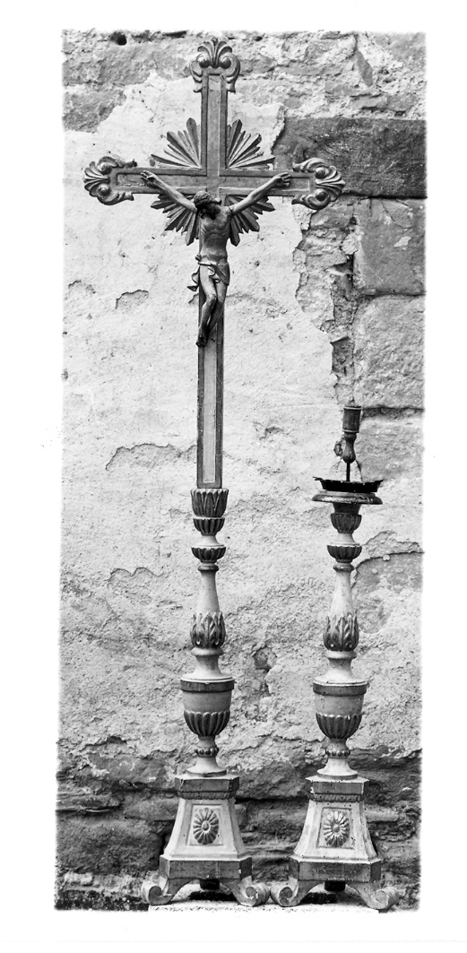 candeliere, serie - bottega marchigiana (seconda metà sec. XIX)